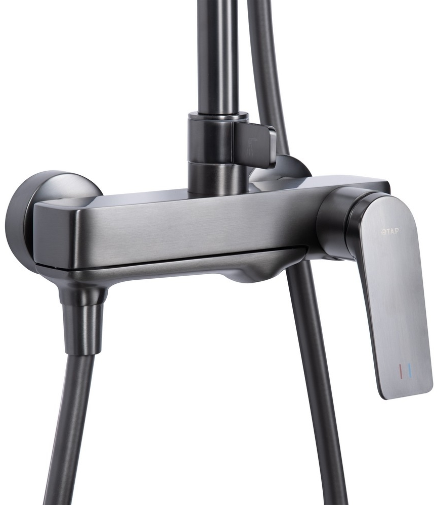 в продажу Душова система Q-tap Vlasta New QTVLA111GMB45651 Gunmetal Black PVD - фото 3