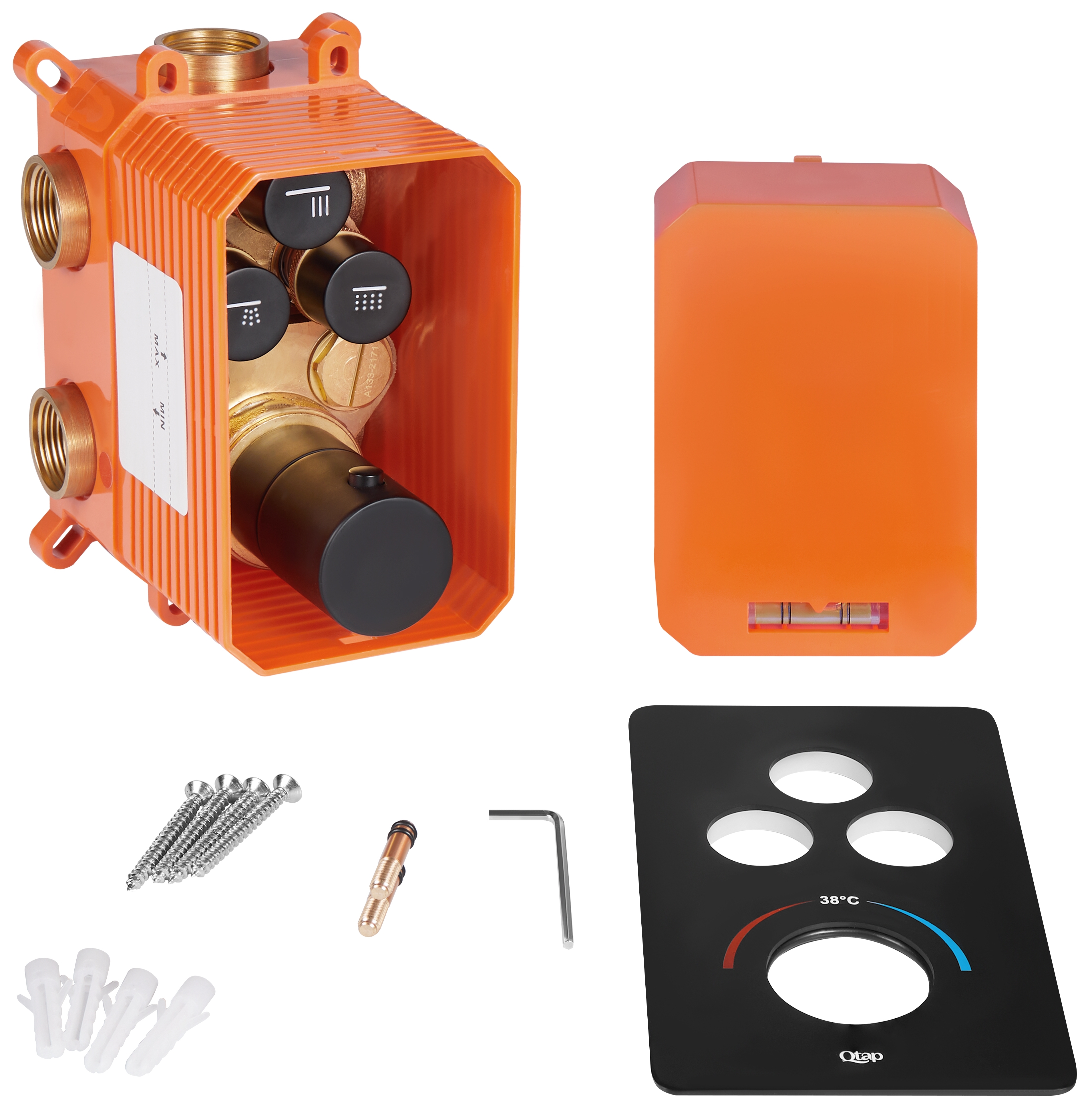 продаємо Q-tap Votice QTVOT6443T105NKB Black Matt в Україні - фото 4