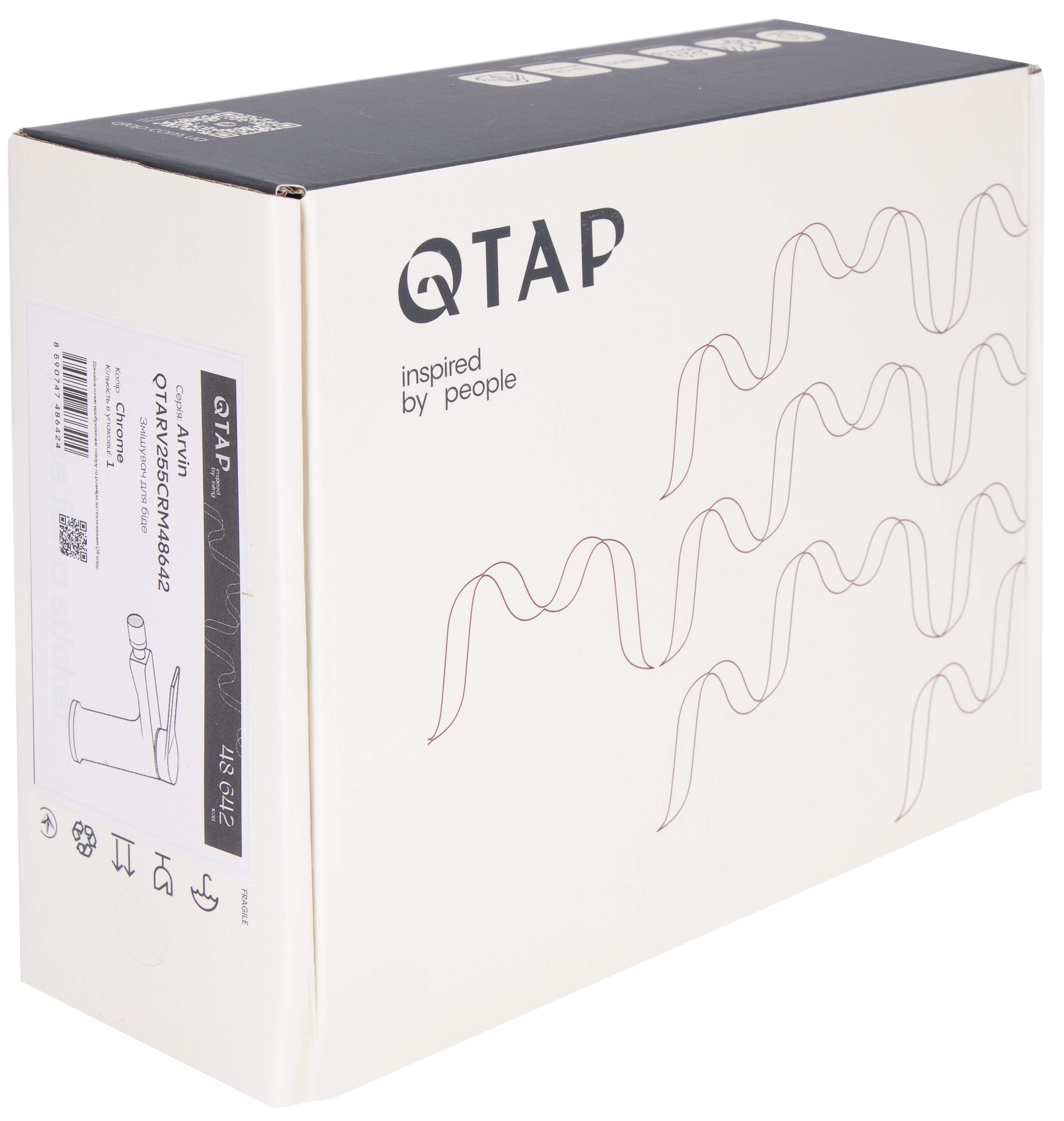 Змішувач для біде Q-tap Arvin QTARV255CRM48642 Chrome інструкція - зображення 6