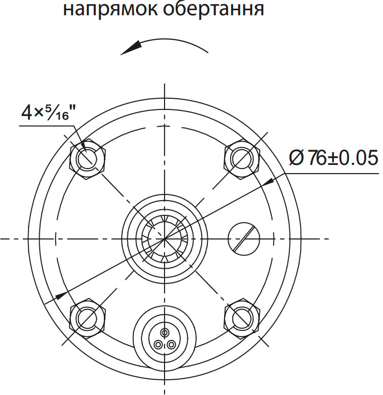 Dongyin 4SD6/34 (7771473) Габаритні розміри