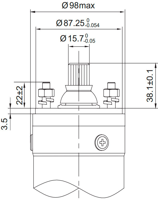 Dongyin 4SD6/34 (7771473) Габаритні розміри