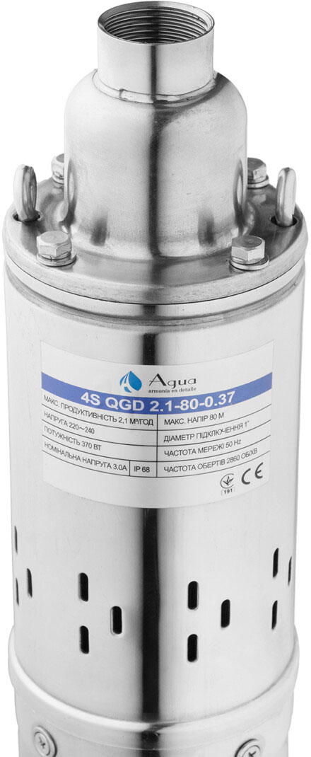 в продаже Скважинный насос Agua 4S QGD2,1-80-0,37 - фото 3