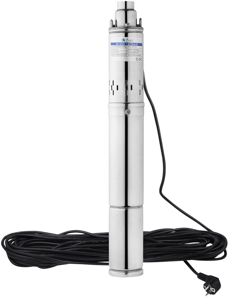 Скважинный насос Agua 3S QGD 1.8-75-0.37 цена 4163 грн - фотография 2