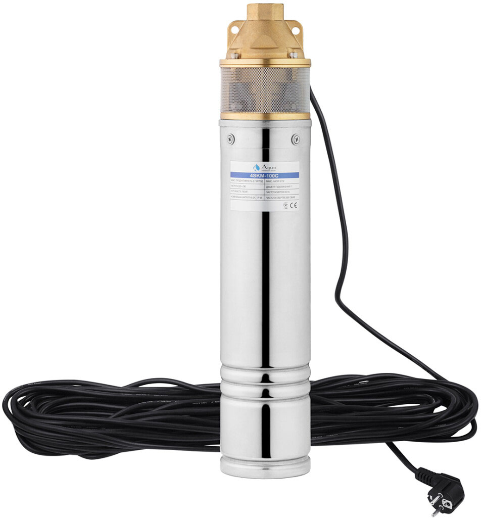 Скважинный насос Agua 4SKM 100C цена 5003 грн - фотография 2