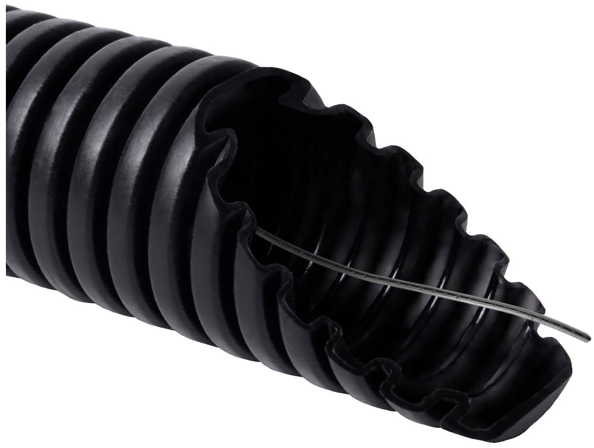 Труба гофрована Kopos D32 мм, 1 м, чорна (2332/LPE-1_F50DU)