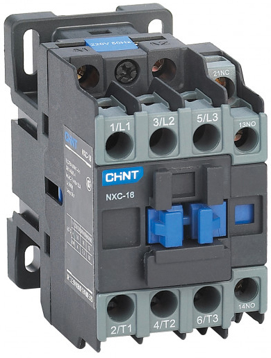 Контактор Chint NXC-18 230V 50/60Hz 1NO+1NC (938526)