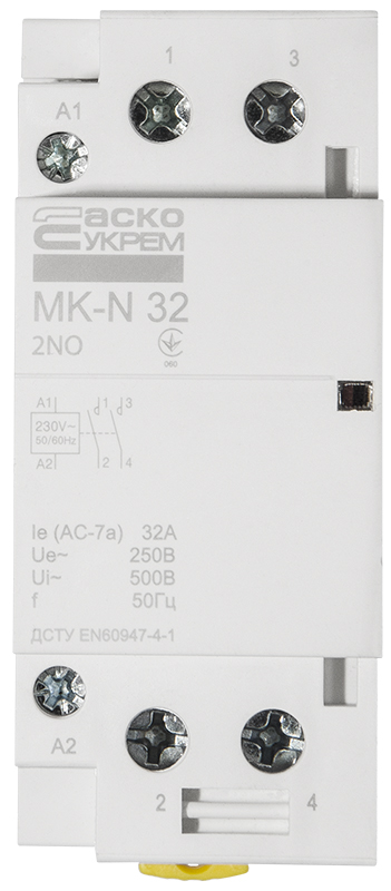 Контактор Аско-Укрем MK-N 2P 32A 2NO 220V (A0040030031)
