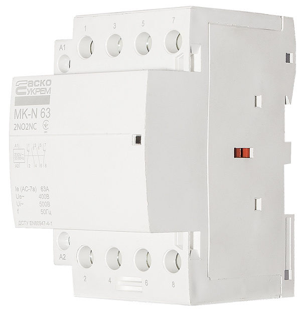 Контактор Аско-Укрем MK-N 4P 63A 2NO2NC (A0040030037) цена 1120 грн - фотография 2