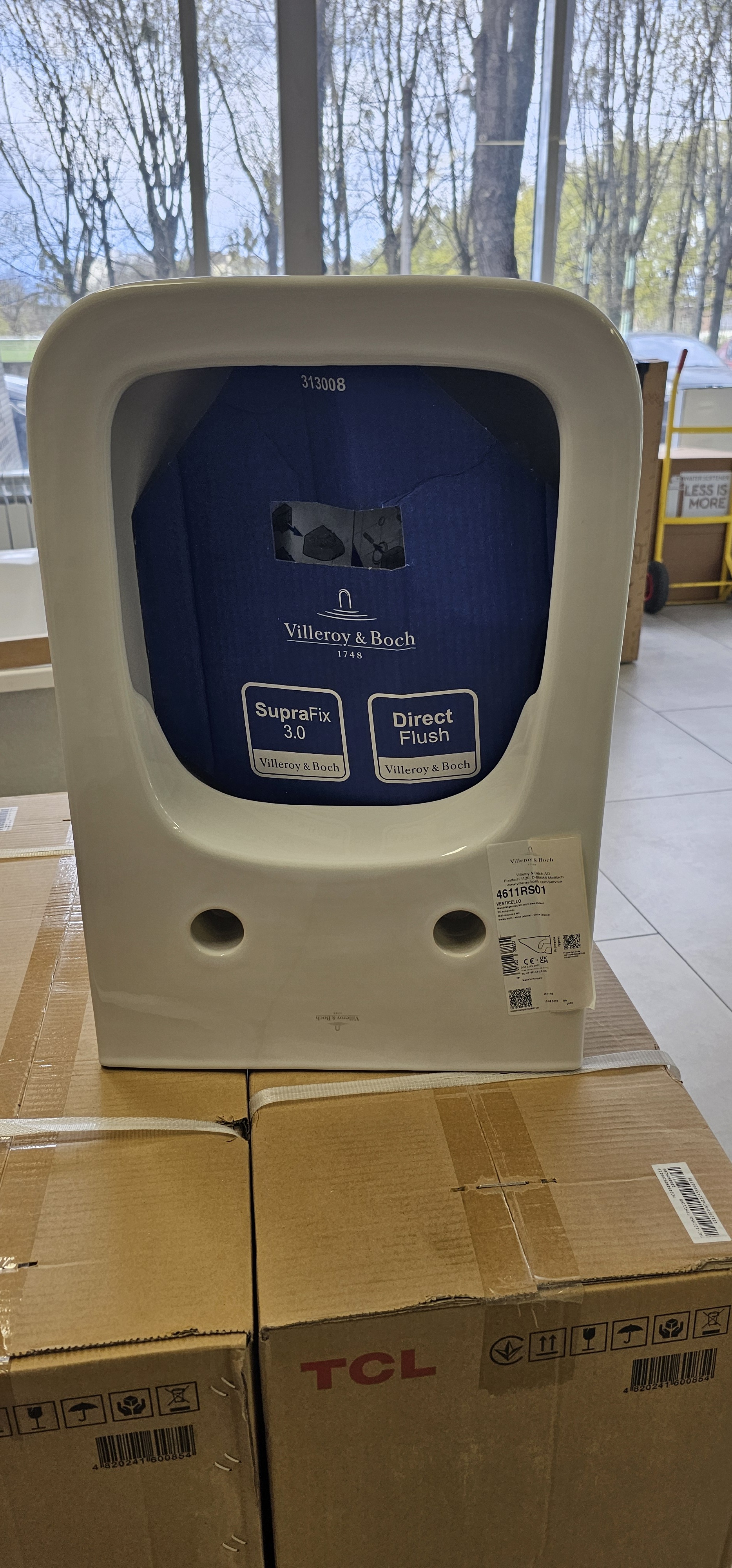 Унітаз підвісний Villeroy&Boch Venticello 4611RS01 Уцінка ціна 28735 грн - фотографія 2