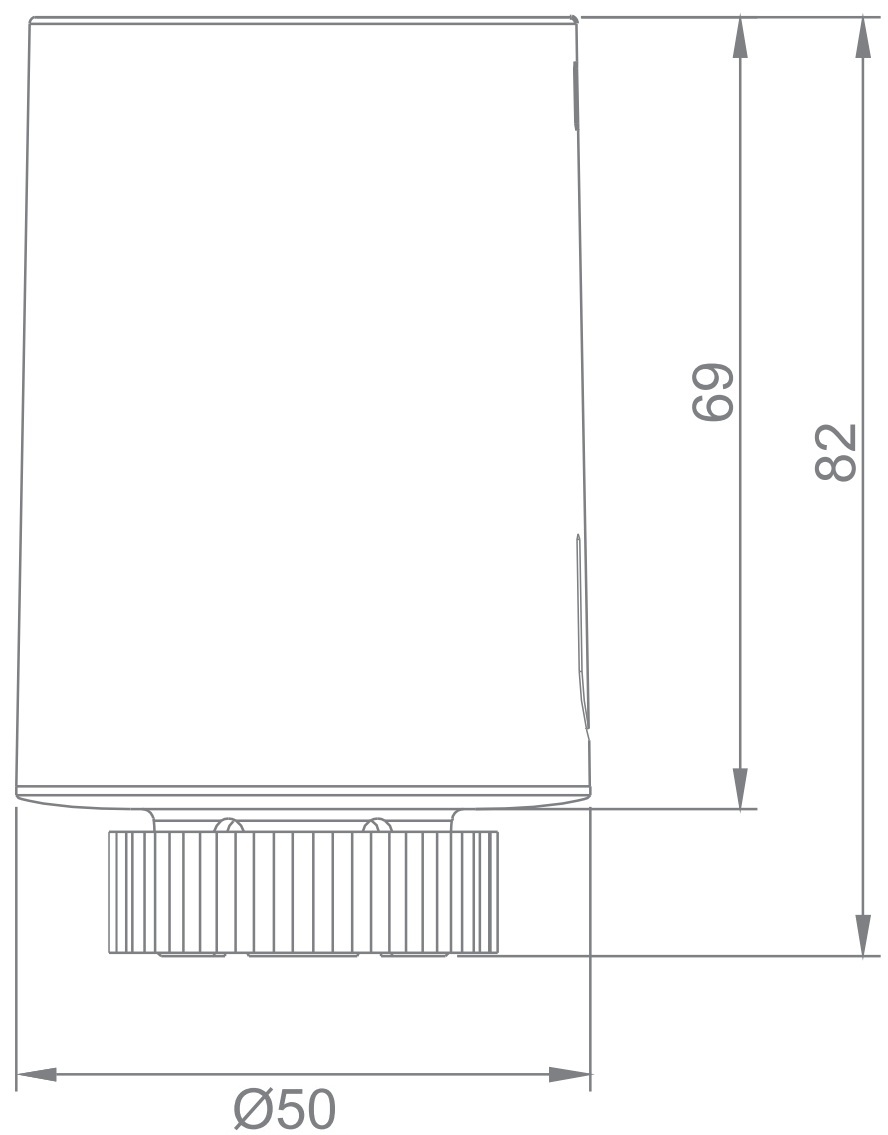 Romstal Ecoheat 300 TR-01 Габаритные размеры