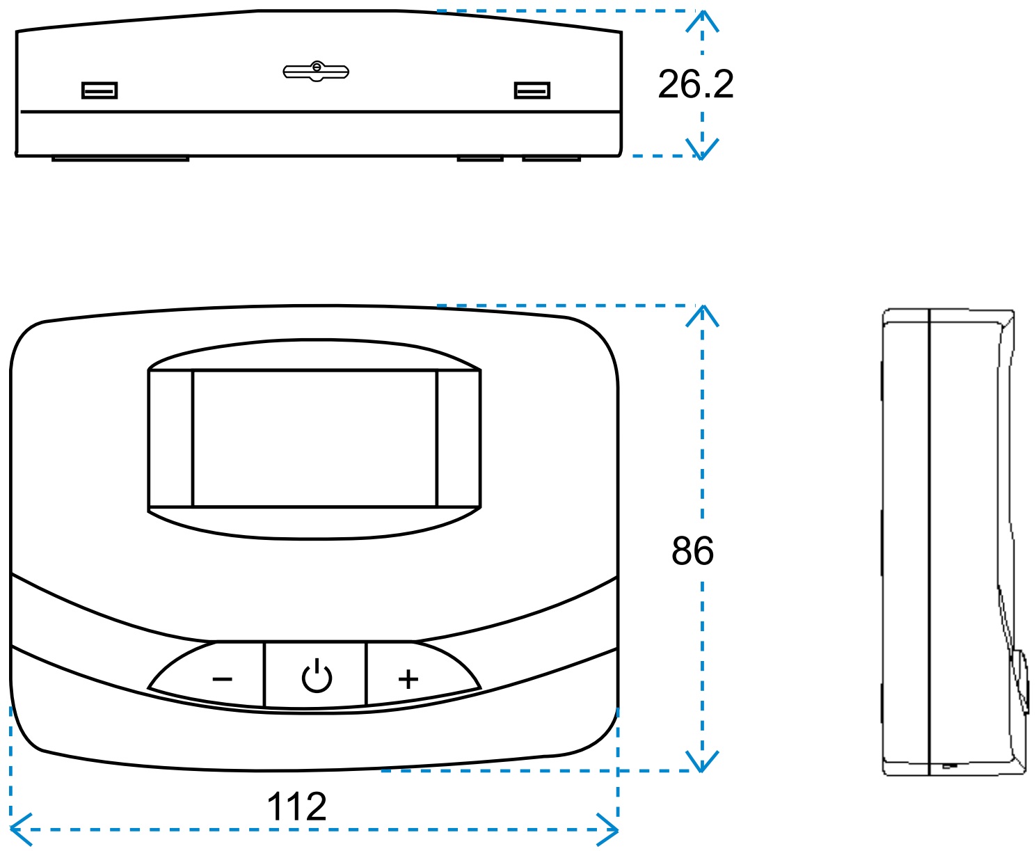 Romstal Ecoheat 300 RHT15 Габаритные размеры