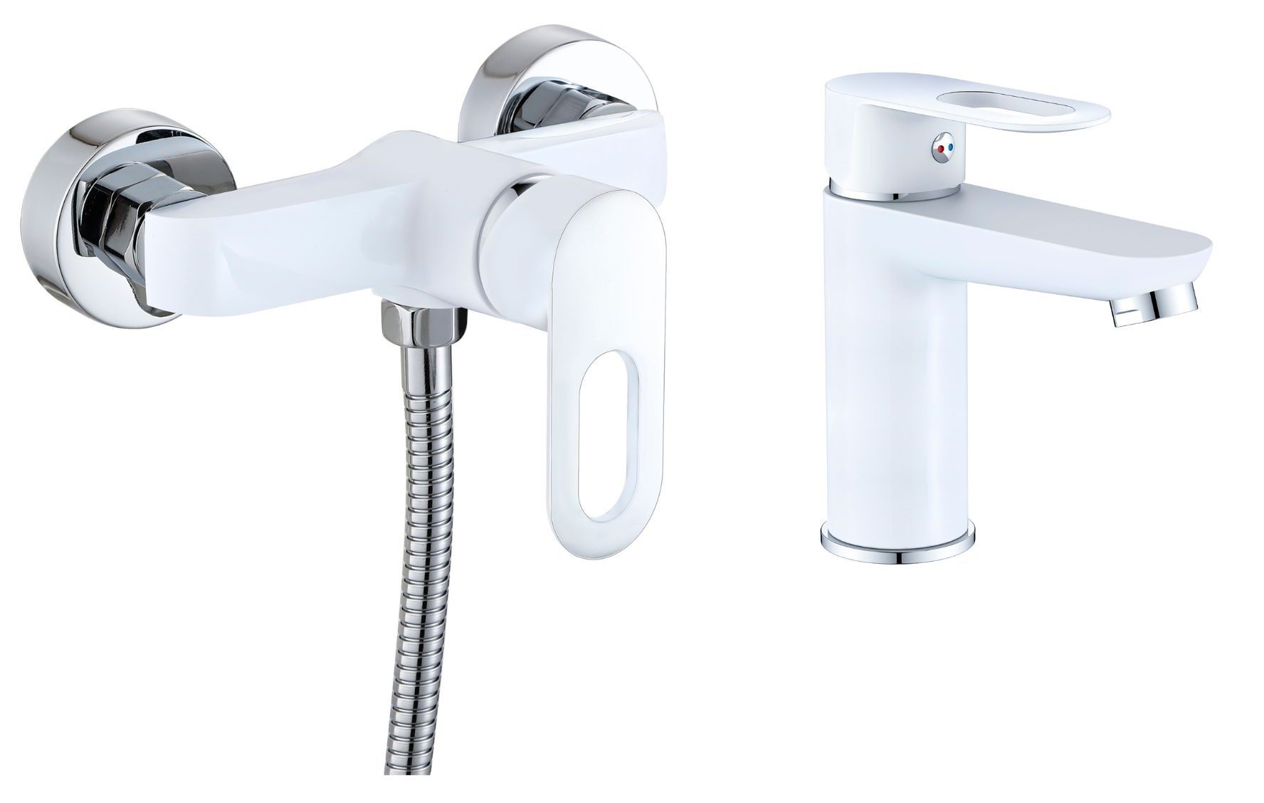 Набор смесителей Lidz Latwa 001 + Latwa 1030 White (LDLAT001WHI4542346361)