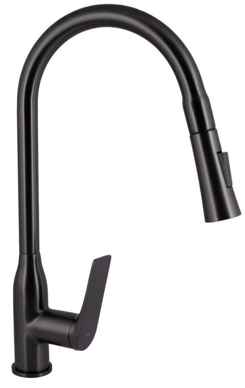 Смеситель для кухни Q-Tap Vlasta New QTVLA344GMB45647 Gunmetal Black PVD