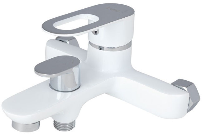 в продаже Смеситель для ванны Lidz Latwa 006 White LDLAT006WHI45424 - фото 3