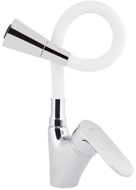 Смеситель для кухни Lidz Tani 007F3 (k40) White/Chrome LDTAN007F3WCR40423 цена 1050 грн - фотография 2