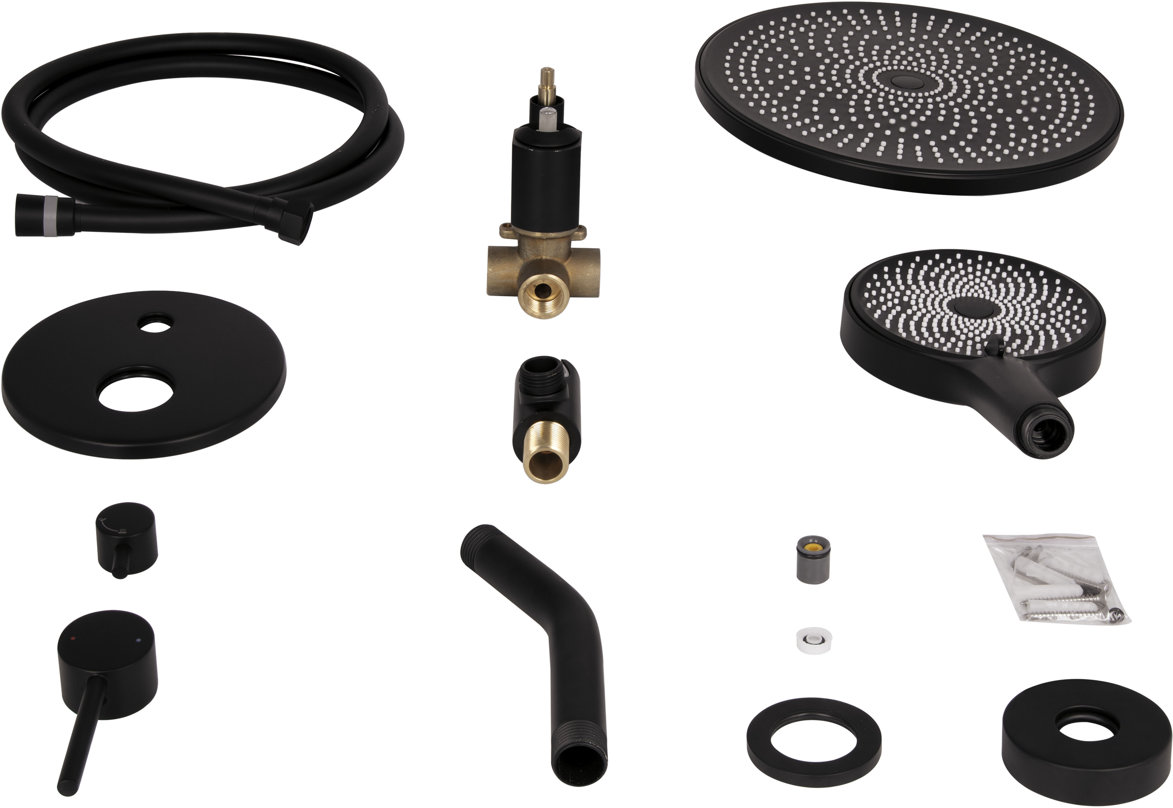 Душова система Qtap Scorpio Black Matt QTSCO113BLM45897 зовнішній вигляд - фото 9