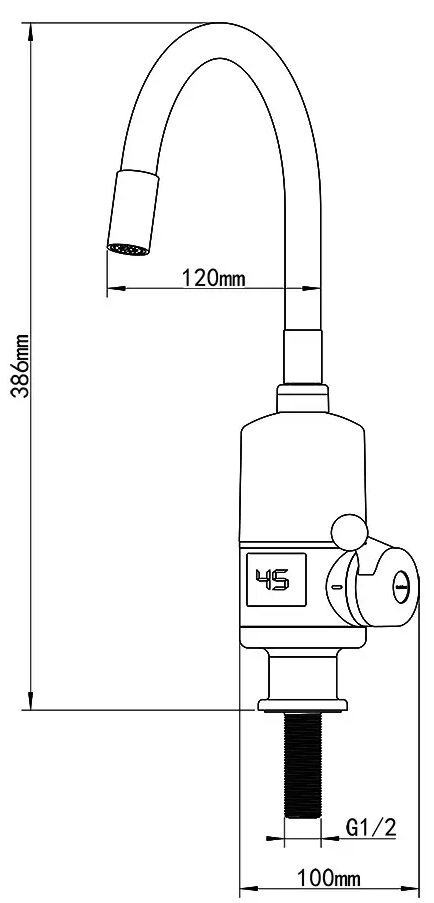 Wezer SDR-G05T Габаритные размеры