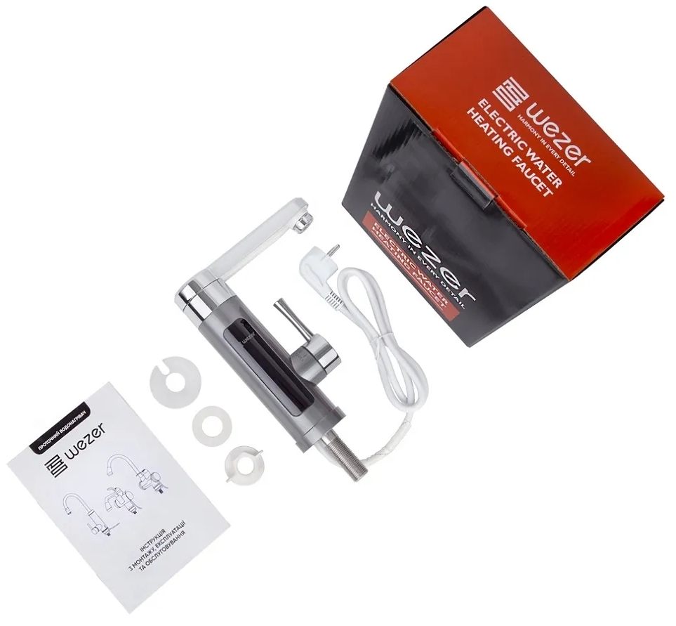 в продаже Проточный водонагреватель Wezer SDR-H16T-Grey - фото 3