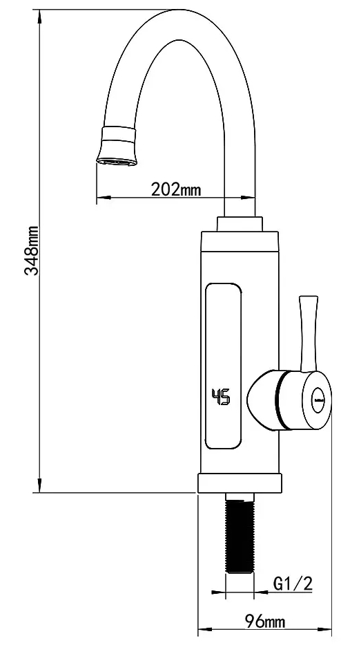 Wezer SDR-A16T Габаритні розміри