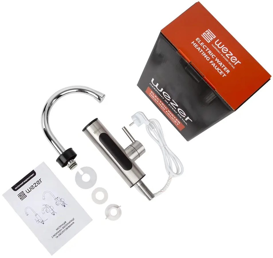 Проточний водонагрівач Wezer SDS-A14T ціна 1523 грн - фотографія 2