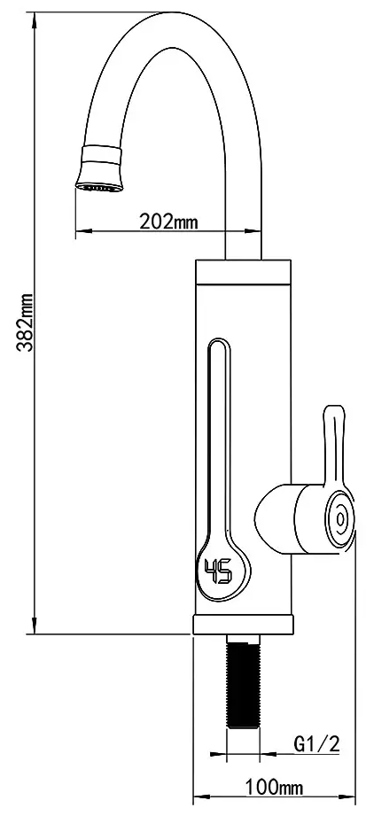 Wezer SDR-A18TR Габаритні розміри