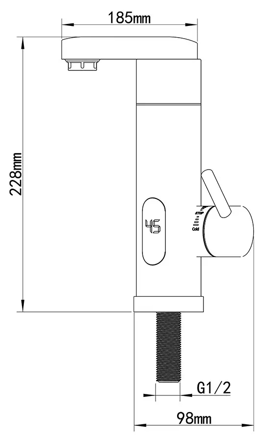 Wezer SDS-H06T Габаритные размеры