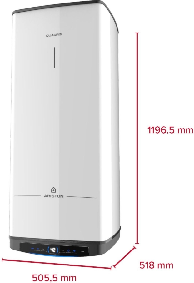 Ariston Quadris 150 WIFI FR EU (3060884) Габаритные размеры
