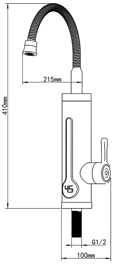 Wezer SDR-F18TR Габаритні розміри