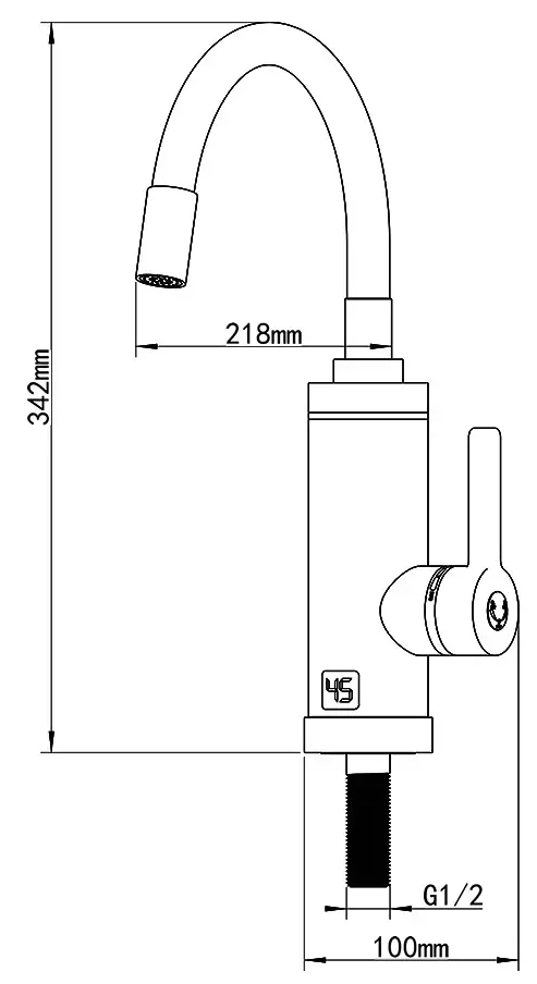 Wezer SDR-G10T Габаритные размеры