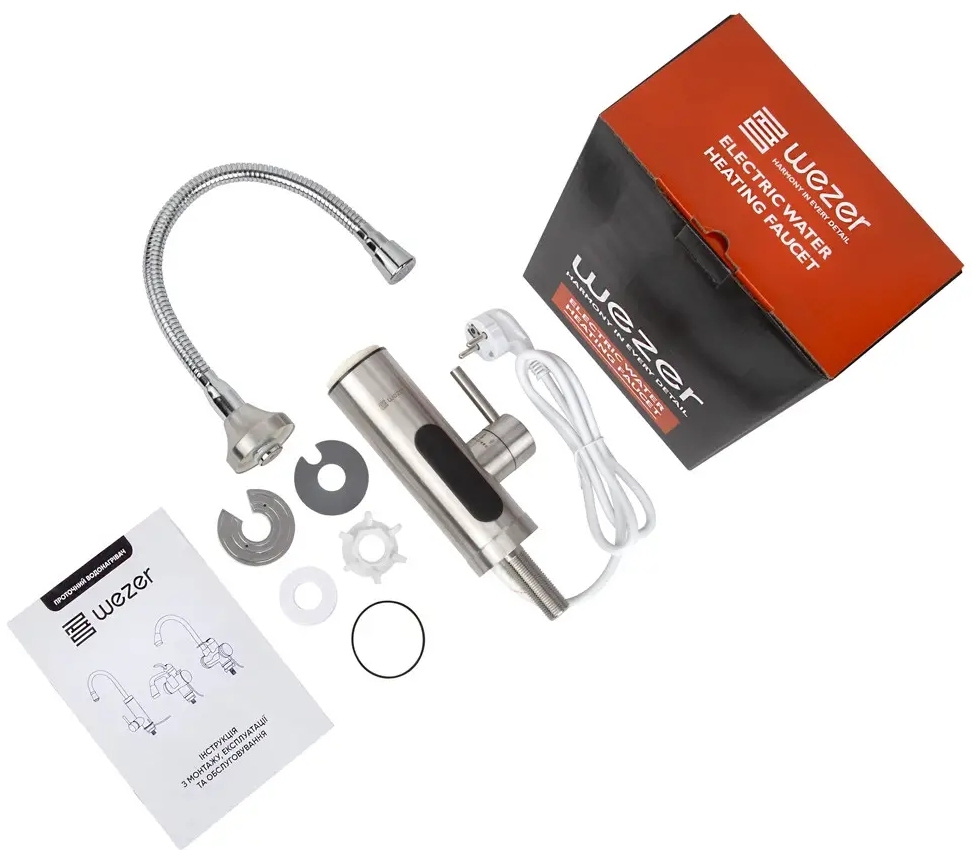 в продажу Проточний водонагрівач Wezer SDS-F06T - фото 3