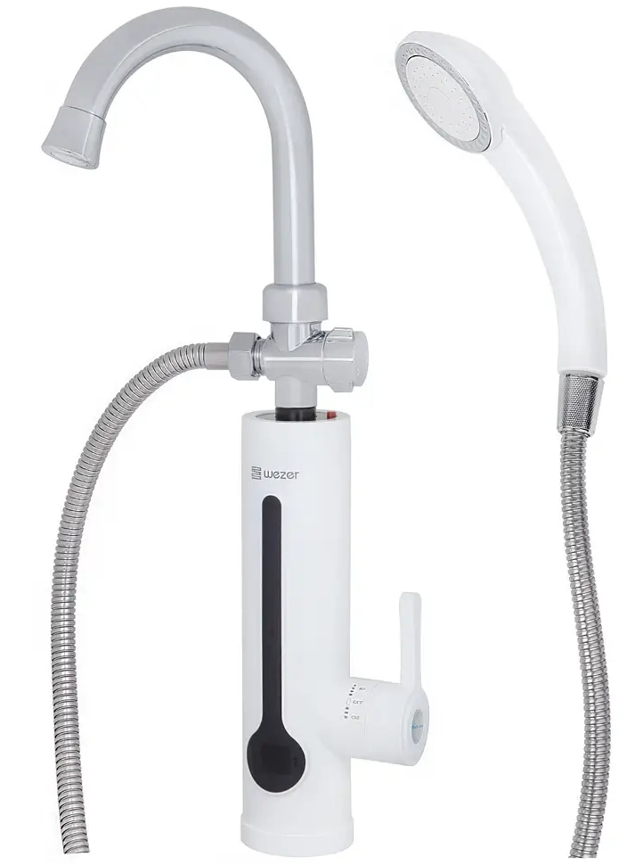 Проточний водонагрівач Wezer SDR-B8TR ціна 1839 грн - фотографія 2