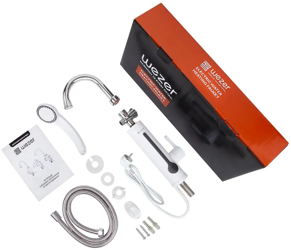 в продажу Проточний водонагрівач Wezer SDR-B8TR - фото 3