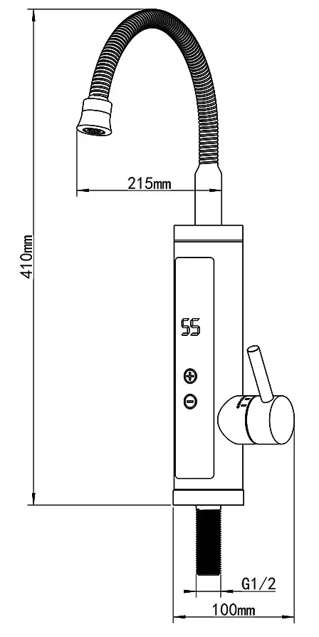 Wezer SDS-F9TC Габаритные размеры