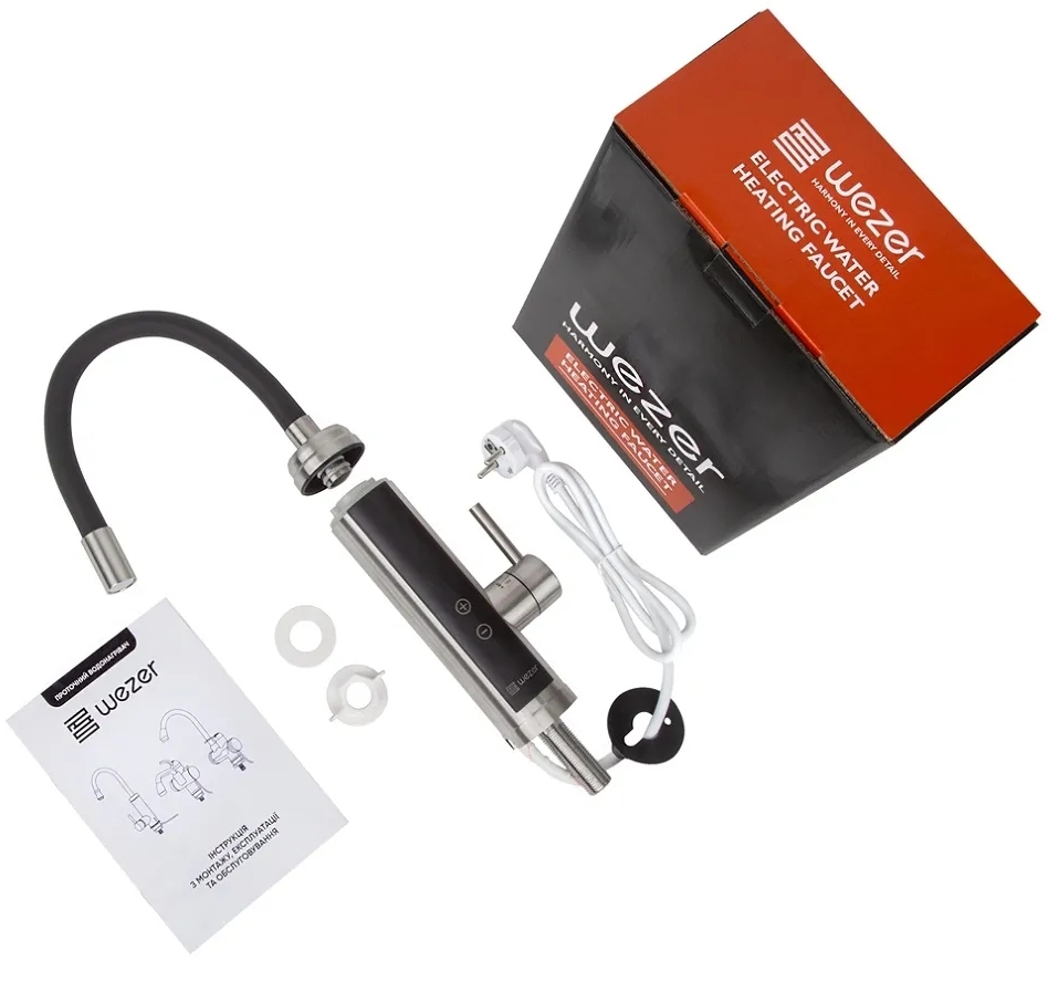 в продажу Проточний водонагрівач Wezer SDS-G9TC - фото 3