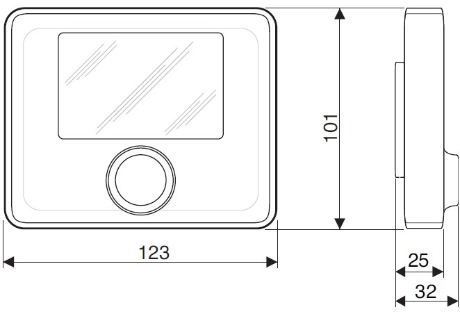 Bosch CR400 (7738114122) Габаритные размеры