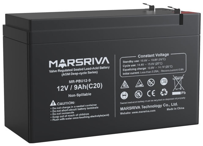 продаём Marsriva AGM 12V/9Ah (MR-PBU12-9) в Украине - фото 4