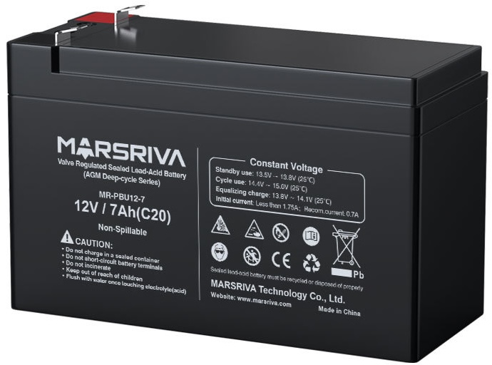 Marsriva AGM 12V/7Ah (MR-PBU12-7)