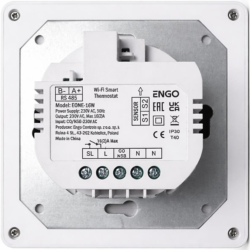 Терморегулятор Engo Controls EONE-16W (932342605) ціна 5392 грн - фотографія 2