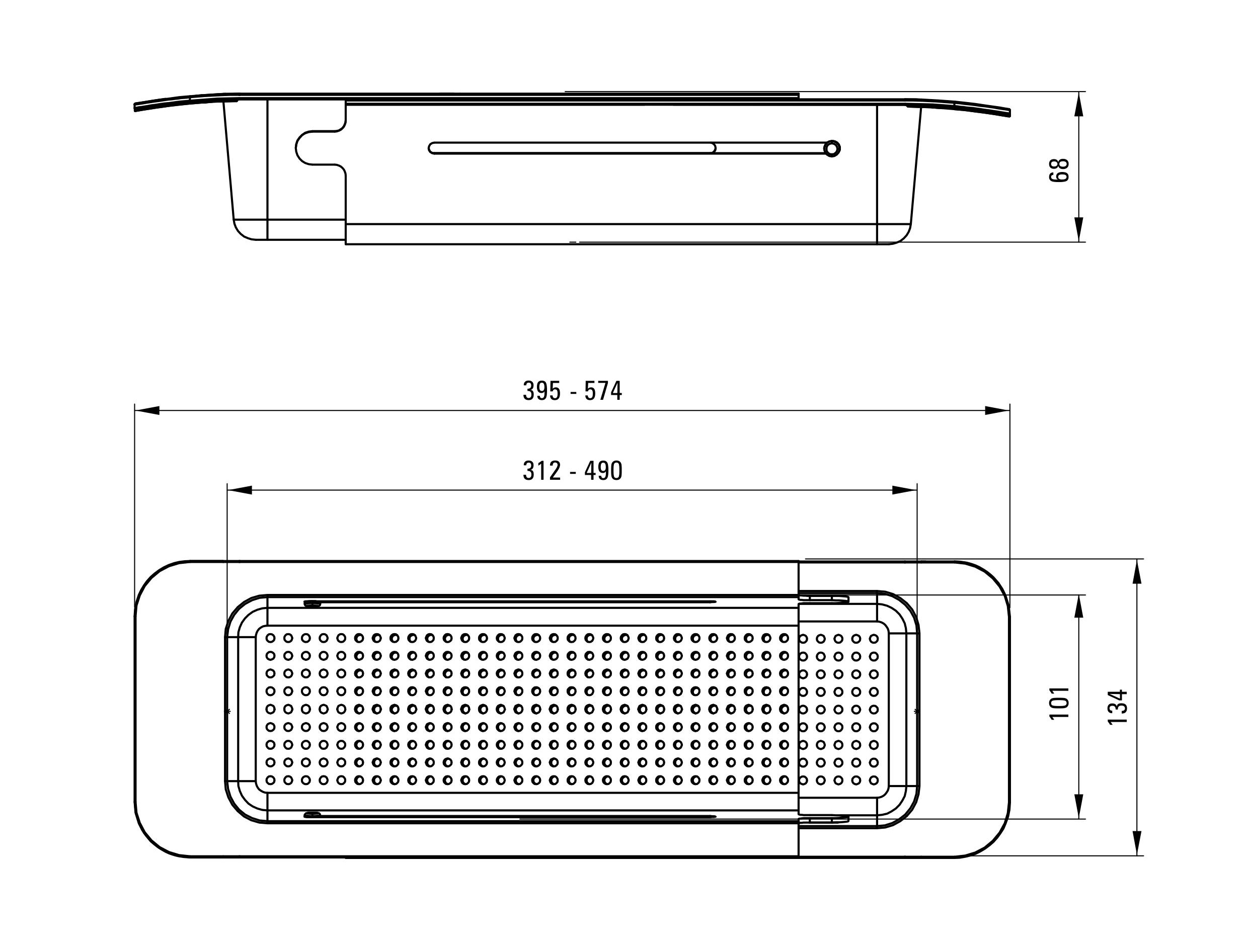 Deante ZZB_N00L Габаритні розміри
