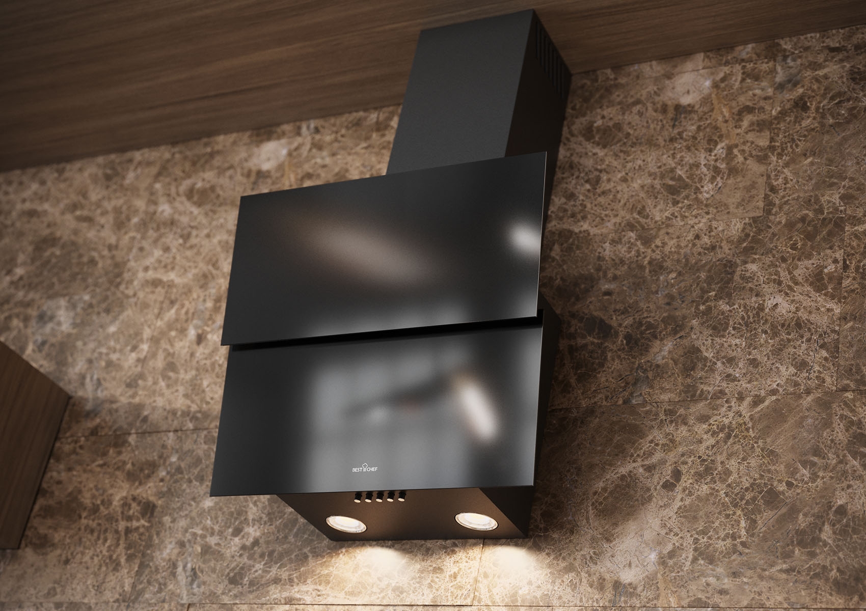 обзор товара Кухонная вытяжка Best Chef Versus 600 black 50 (1F364A2L8D) - фотография 12