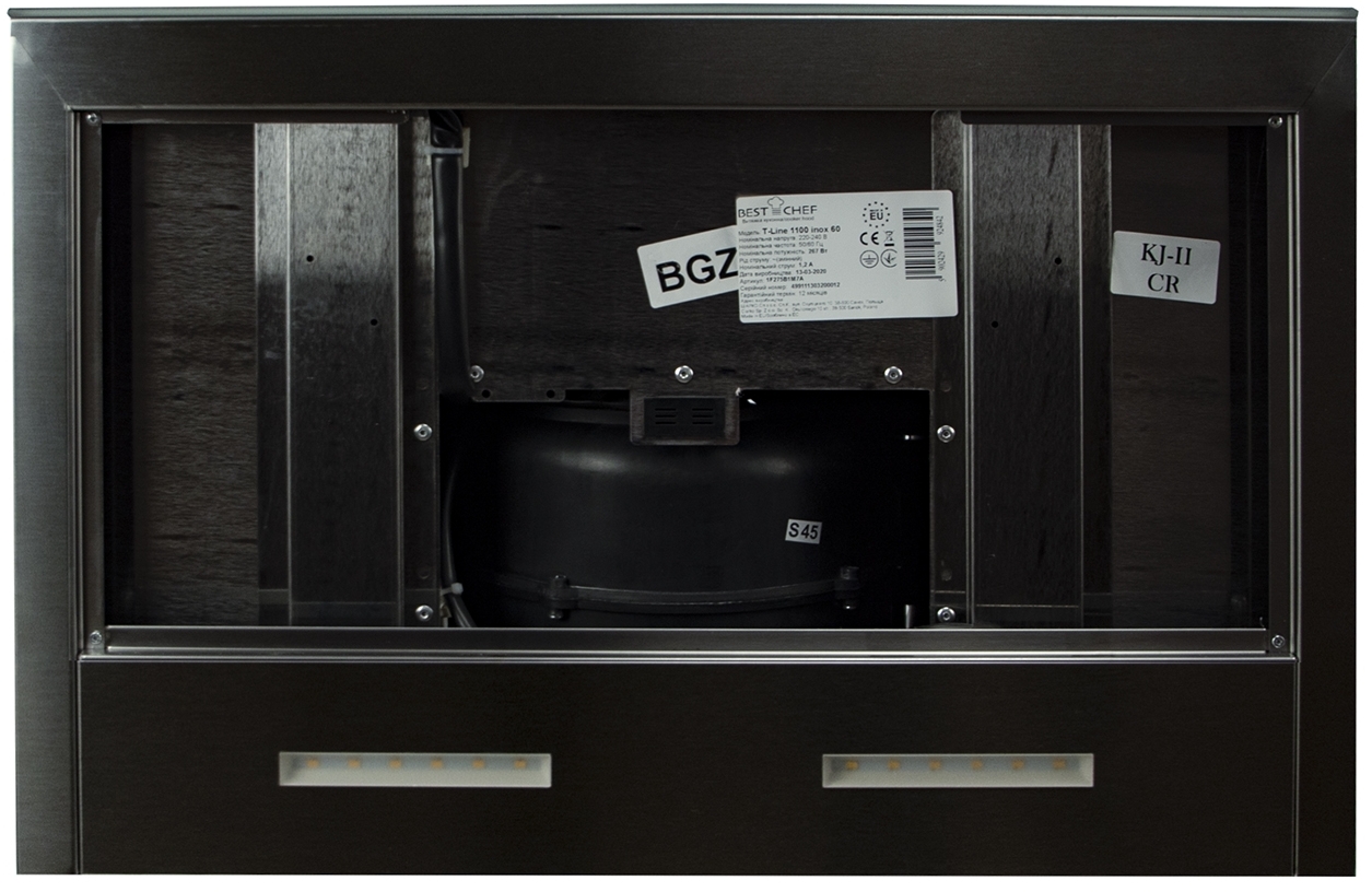 огляд товару Кухонна витяжка Best Chef T-line 1100 inox 60 (1F275B1M7A) - фотографія 12
