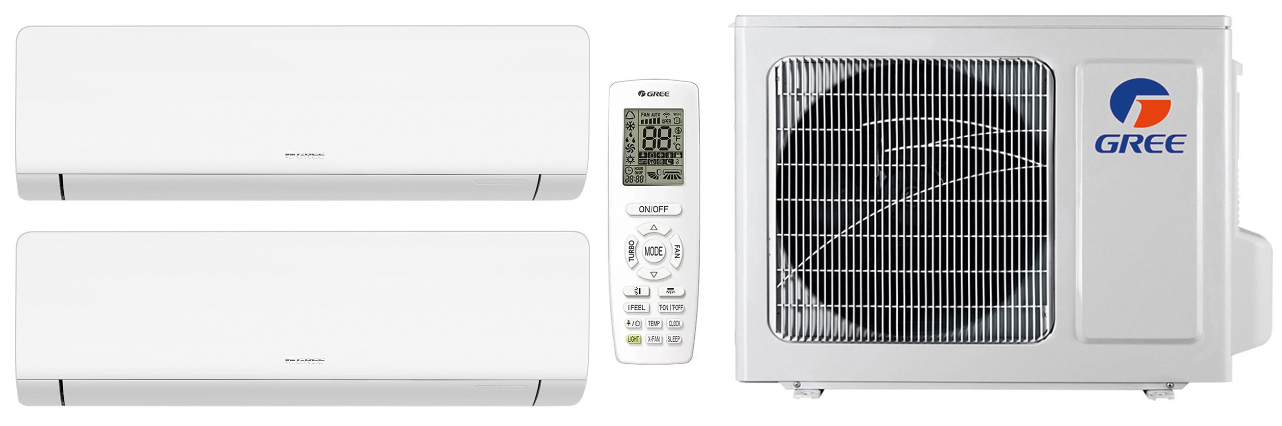 Комплект мульти-спліт системи Gree Cosmo Multi 14 (7+7) в інтернет-магазині, головне фото