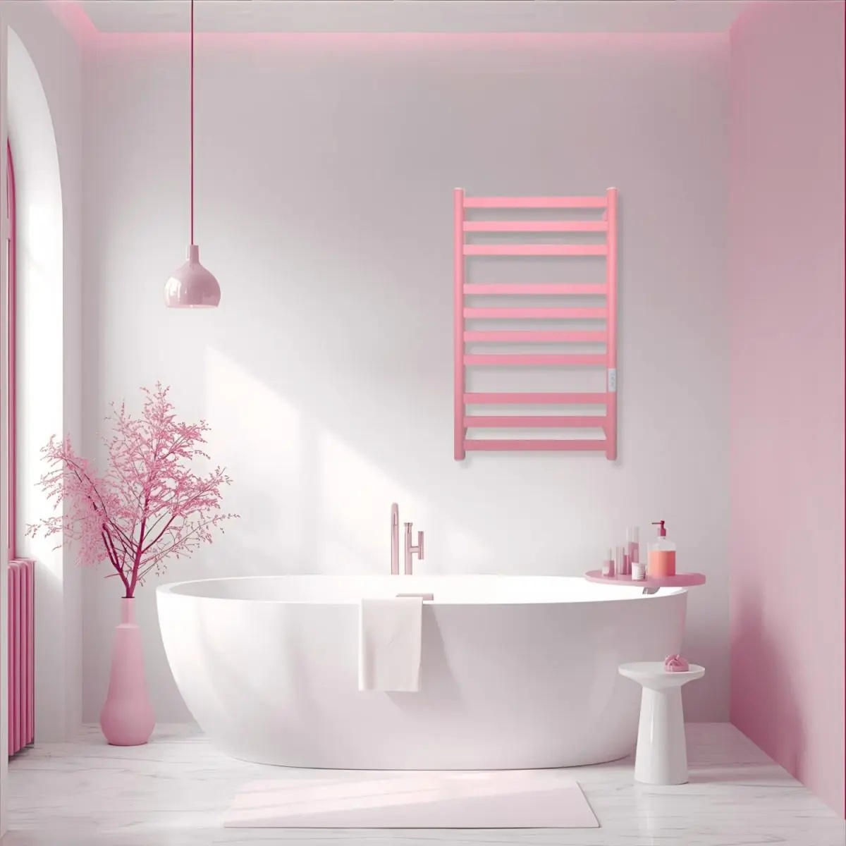 Полотенцесушитель Carino Mia 790x490 Pink (M7949FPM) обзор - фото 8