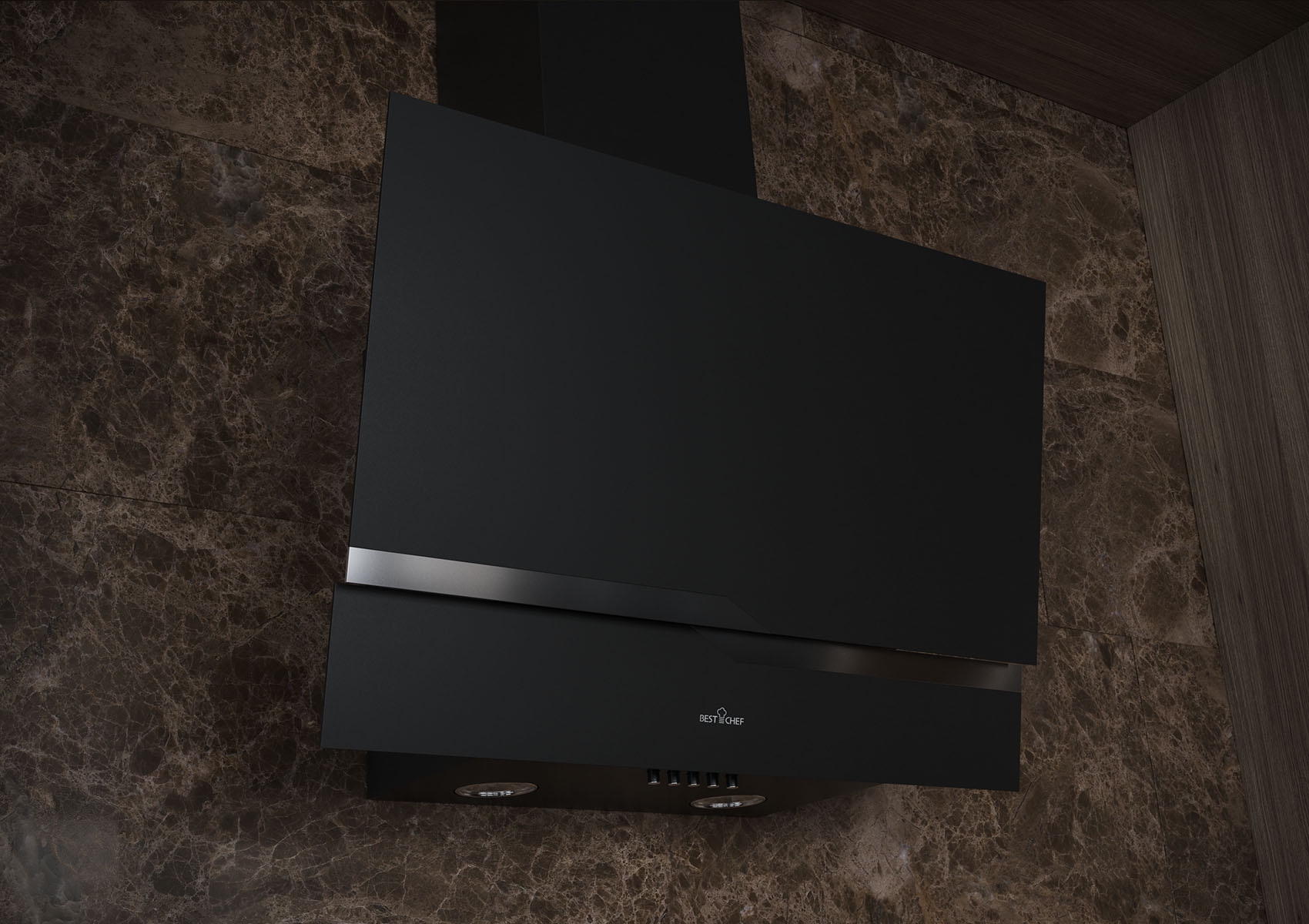 Кухонная вытяжка Best Chef Wave 900 black 60 (OZET60JFPK.S3.MC.KSB.NS_BST) внешний вид - фото 9