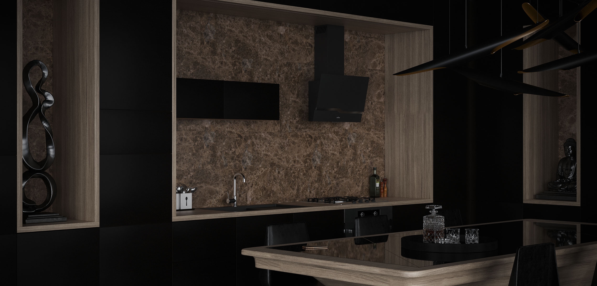 Кухонная вытяжка Best Chef Wave 900 black 60 (OZET60JFPK.S3.MC.KSB.NS_BST) обзор - фото 11