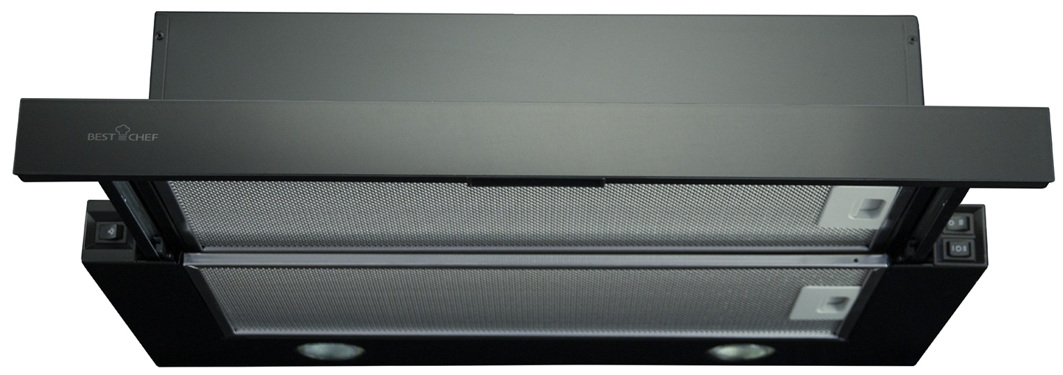 Кухонная вытяжка Best Chef Simple 600 black 60 (OCORM60L4T.S3.MC.SB_BST) цена 5984 грн - фотография 2