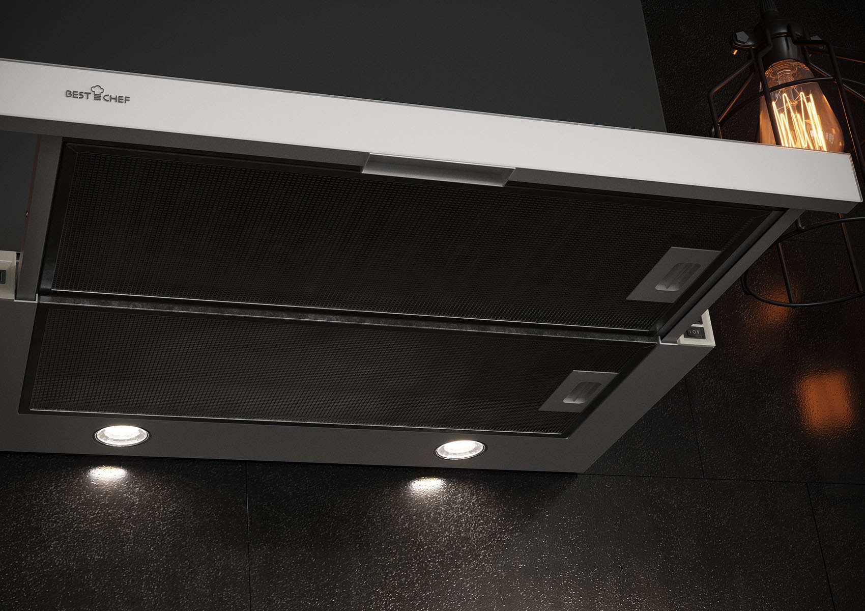 Кухонна витяжка Best Chef Simple 600 white 60 (OCORM60L4T.S3.BI.SW_BST) зовнішній вигляд - фото 9