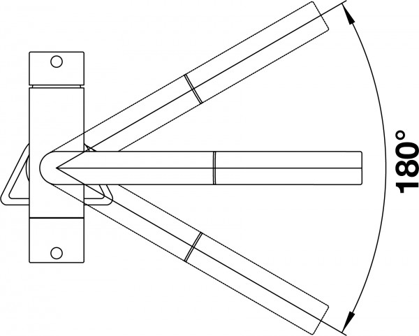Blanco FONTAS-S II (526946) Габаритні розміри