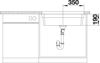 Blanco Etagon 700-U (524270) Габаритные размеры