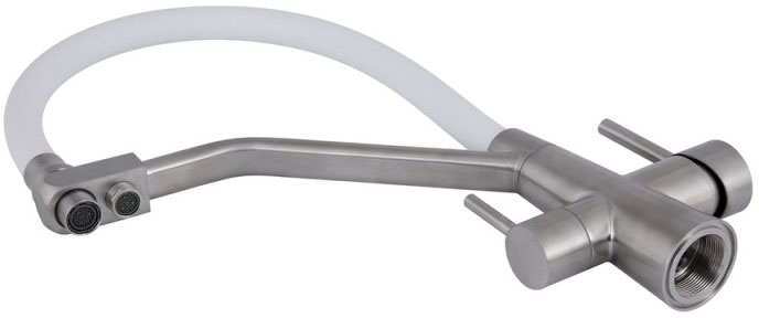 Змішувачі для кухонної мийки Lidz Aria 020F3 (k35) White/Nickel LDARI020F3WNK39480 інструкція - зображення 6